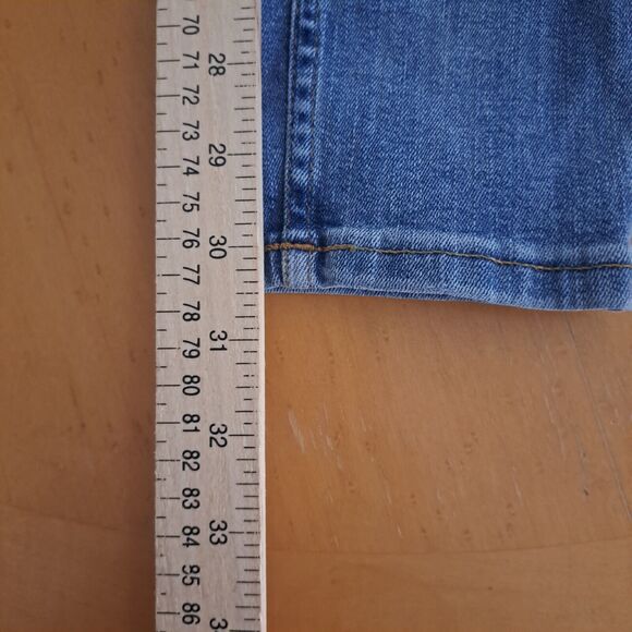 Free People Jeans Womens Size 27 Blue Light Wash Denim Skinny Stretch Jegging - Picture 10 of 16